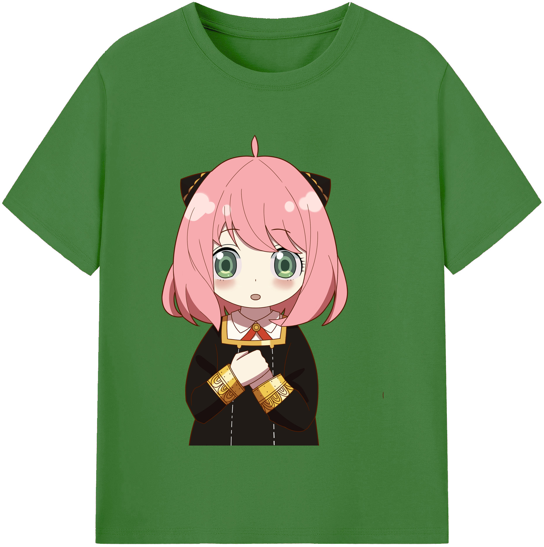 （画像用） SPY×FAMILY间谍家家酒 レディースカジュアルプリントTシャツ（綿100％）